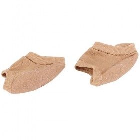 Chaussettes en gel de spa, sans orteils fissurées pour éviter le frottement des pieds Chaussettes à talon hydratantes en poly