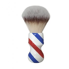AnSafe Blaireau Haute qualité Cheveux en Rayonne Poignée en résine Barbe Savon Brosse en Mousse Fait Main Brosse de Rasage Hu