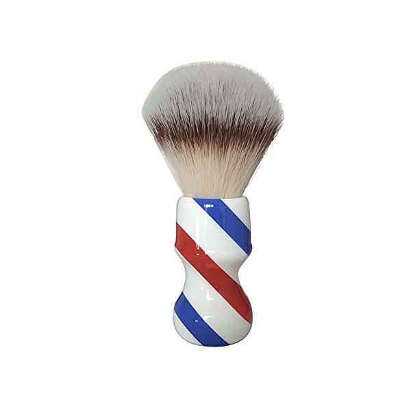 AnSafe Blaireau Haute qualité Cheveux en Rayonne Poignée en résine Barbe Savon Brosse en Mousse Fait Main Brosse de Rasage Hu