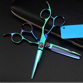 XBR Ciseaux à Cheveux Professionnels et Ciseaux Amincissants de Coiffure, Ciseaux/Ciseaux de Coupe de Cheveux en Acier Inoxyd