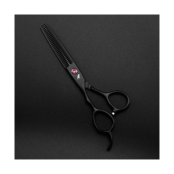 HIJIN Main Gauche Ciseaux De Coiffure Set, Ciseaux Coupe en Acier Inoxydable Cheveux Outil, pour La Coupe De Cheveux Barbiers