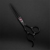 HIJIN Main Gauche Ciseaux De Coiffure Set, Ciseaux Coupe en Acier Inoxydable Cheveux Outil, pour La Coupe De Cheveux Barbiers