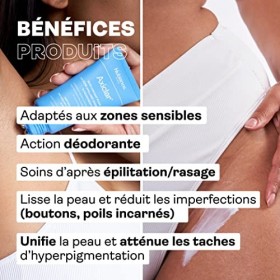 NUBIANCE - Duo Unifiant Zones Sensibles - Axiclar 75ml déodorant anti-taches, anti poils incarnés, hydratant, hyperpigmentati