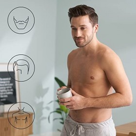 Panasonic ER-GB61-K503 Tondeuse à Barbe et Tête pour Homme 3 en 1 Rechargeable en Acier inoxydable longue durée de vie de la 