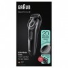 Braun Beard Trimmer 3, Tondeuse Électrique à Barbe et Cheveux Pour Homme, Tondeuse Pour Visage, Lames Affûtées Inusables, 20 