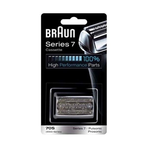 Braun 70S Foil Cutter Head Pack for Series 7 / 9000 Pulsonic Electric Shavers by