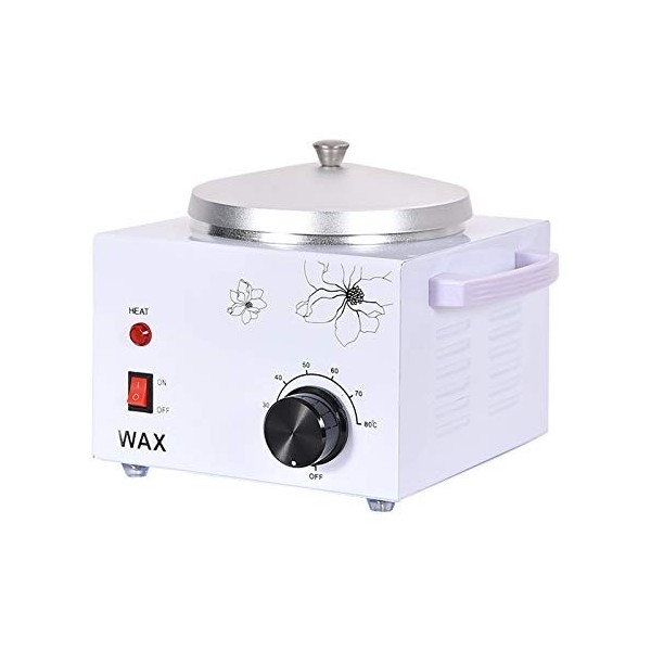 Chauffe Cire 220V,200W Portable Réchauffeur de Pot de Cire,Temprérature Ajustable électrique Epilateur Machine de Chauffage P