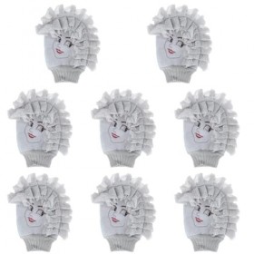 FOMIYES 8 Pièces Gants De Bain Réversibles Gants Exfoliants Éponge De Luffa De Bain Gants De Bain Exfoliants Pour Douche Gant