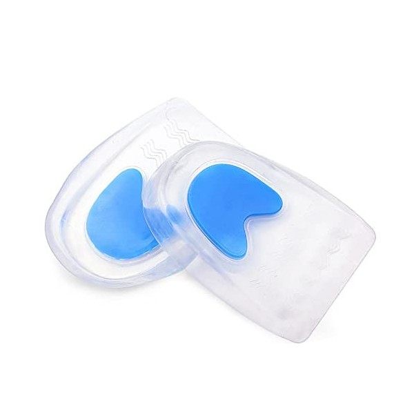 Coussinets de talon en gel pour semelles plantaires en gel de silicone pour talon, coussinets de talon et coussinets absorban