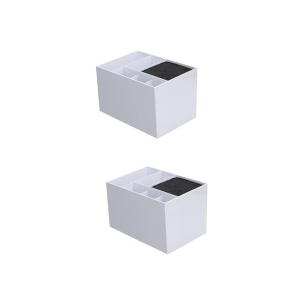 minkissy 2 Pièces Fournitures De Salon De Coiffure À Peigne À Cheveux Conteneur De Ciseaux De Coiffeur Conteneur DOutils De 