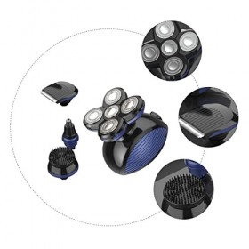 FRCOLOR Tête DHuile Chauve Machine Tondeuse Pour Hommes Tondeuses À Barbe Sans Fil Pour Hommes Mini Rasoirs Pour Hommes Mach