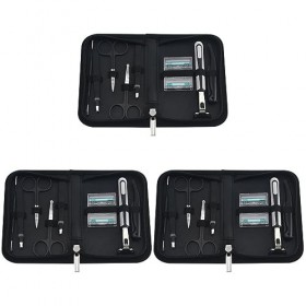 FRCOLOR 24 Pcs Rasoir Ensemble Pince À Épiler Kit Chauve Rasoirs Pour Hommes Tête Rasoir Pour Hommes Visage Rasoir Sourcils P