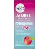 DSTOCK60-12 sachets de 10 bandes de cire épilatoire jambes - Parfum nectarine - Format voyage