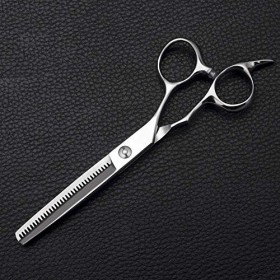 GaoF Ciseaux de Coiffure de 6 Pouces, Ciseaux à Dents en Acier Inoxydable, résistants à la Corrosion Argent 