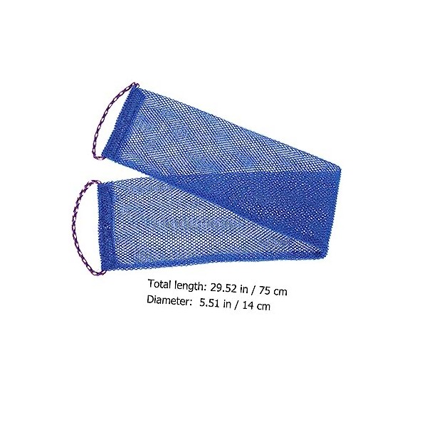 Lot de 18 serviettes de bain avec cordon de serrage pour enlever les peaux mortes et les bras - Serviettes exfoliantes pratiq