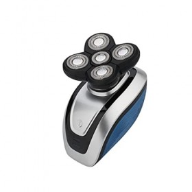 Beavorty 5 Rasoirs Rotatifs Pour Hommes Rasoir En Tissu Rechargeable Rasoirs Chauves Pour Hommes Tête Tondeuse Rasoir Électri