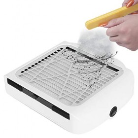 LANTRO JS Collecteur de poussière pour ongles - Absorption de la poussière très efficace avec une puissance de 80 W et un fil