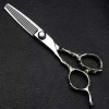 FLLXSMFC Ciseaux de coiffeur professionnels de 15,2 cm pour gaucher - Argentés