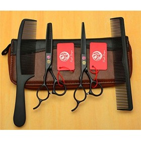 XJST Ciseaux De Coupe De Cheveux Professionnels De 6 Pouces, Ciseaux À Couper Les Cheveux en Acier Inoxydable De Gauche, Cise