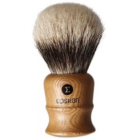 Epsilon Brosse à raser avec Deux Bandes en Bois 26/55 mm, Unique, Standard