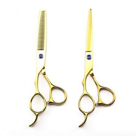 XBR Ciseaux de Coiffure Professionnels 6 Pouces, Ciseaux de Coiffure gaucher Ciseaux de Coiffure et Ciseaux Amincissants pour