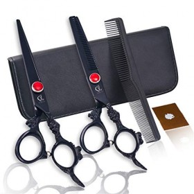 LUCHONG Japan Steel 6.0 Coiffure Professionnelle Ciseaux Set Fait de Sharp en Acier Inoxydable de Haute qualité Bord Convient