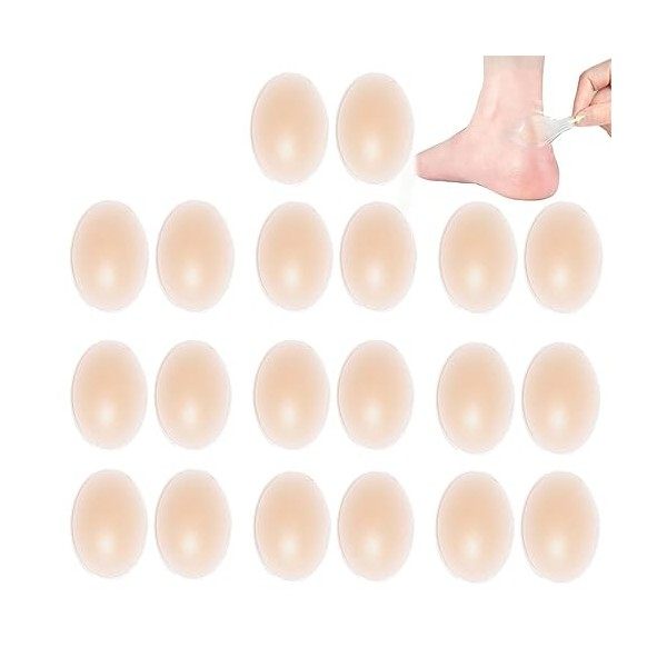 5/10Pairs Foot Cloud Gel Cushion, Feetcloud Adhesive Gel Cushions, for Foot Heel, Reusable Foot Cloud Adhesive Gel Cushions f