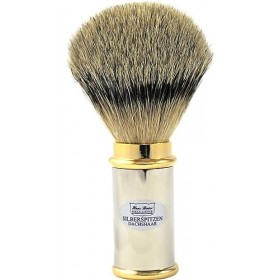 Hans Baier Exclusive Blaireau de rasage avec manche en métal bicolore Taille 1
