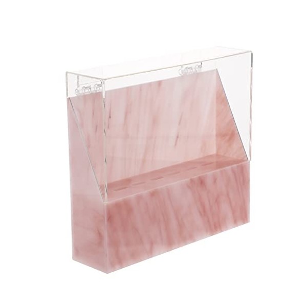 minkissy 2 Pièces Boîte De Rangement Porte-pincettes Fournitures Dextension De Cils Outil De Cils Pince à Cils Accessoires D