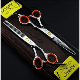 Ensemble de ciseaux de coiffure, ensemble de ciseaux de coiffure professionnels de 6,0 pouces, ciseaux de haute dureté 440C 