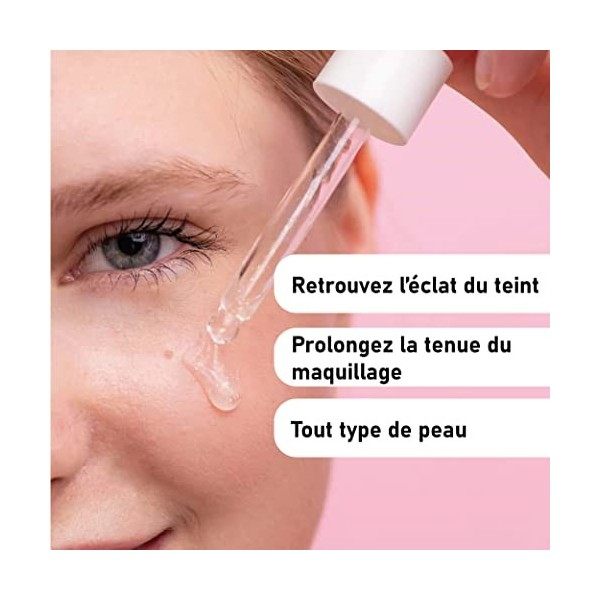 LAVAY Base de teint Glow Now! - Primer + Sérum, Base de maquillage Illuminatrice, Rafraîchissante et Hydratante