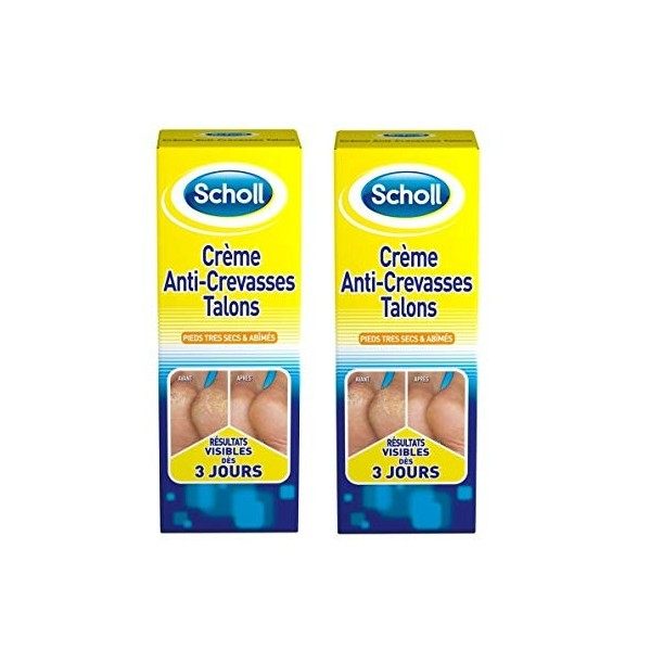 Scholl Traitement Anti-Crevasses Talons 60 ml - Lot de 2