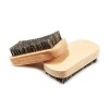 AnSafe Blaireau Lot de 2, Portable Poids léger Mousse Savon Coiffure Brosse à Barbe Fait Main Bois de hêtre Cheveux en Poils 