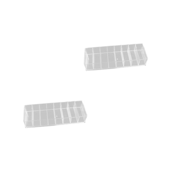 Beavorty 3 Pcs Boîte De Rangement En Plastique Peigne Étagères De Rangement En Plastique Conteneurs En Plastique Transparent 