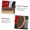 minkissy Lot de 14 brosses à barbe pour homme - Outils de beauté pour homme - Brosse à cheveux en poils de sanglier - Brosse 