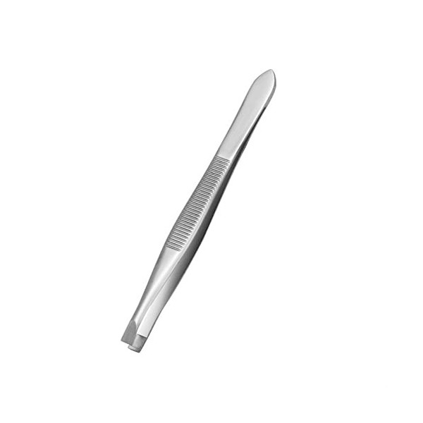 VANGLI Tweezers 1PC pince à épiler en acier inoxydable pointe oblique yeux Pince à épiler for le visage épilation cils maquil