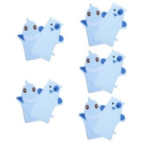 minkissy 10 Pièces Gants De Bain Nouveau-Né Mitaines Pour Garçons Gant De Gommage Du Corps Gant De Douche Gant De Toilette Se