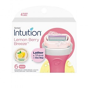 Schick Intuition Fresh Citrus Berry Lot de 6 recharges pour rasoir