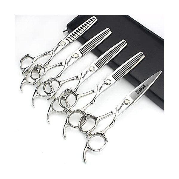 Ciseaux de coiffeur professionnels de 15,2 cm, ciseaux de coiffeur de qualité supérieure pour barbiers et coiffeurs en acier 