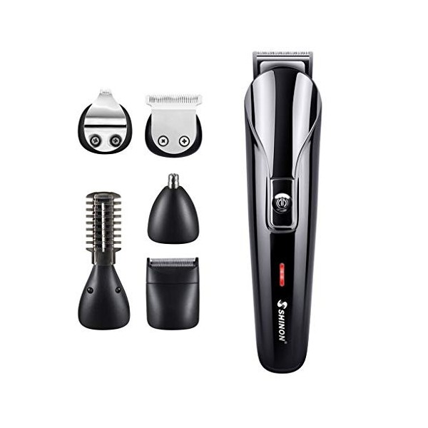 LZL Multifonction Hommes Rasoirs sans Fil Tondeuse Haircut & toilettage Kit for Les Hommes Barbe Rechargeable