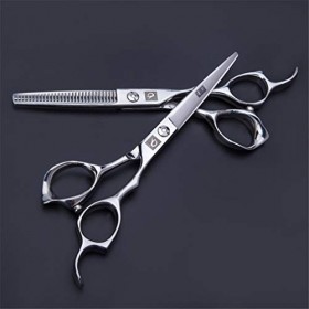HIJIN Ciseaux Coiffure Coupe De Cheveux, 6.0" Ciseaux Professionnel Barber Set, 440C en Acier Inoxydable, Ciseaux Haircut pou...