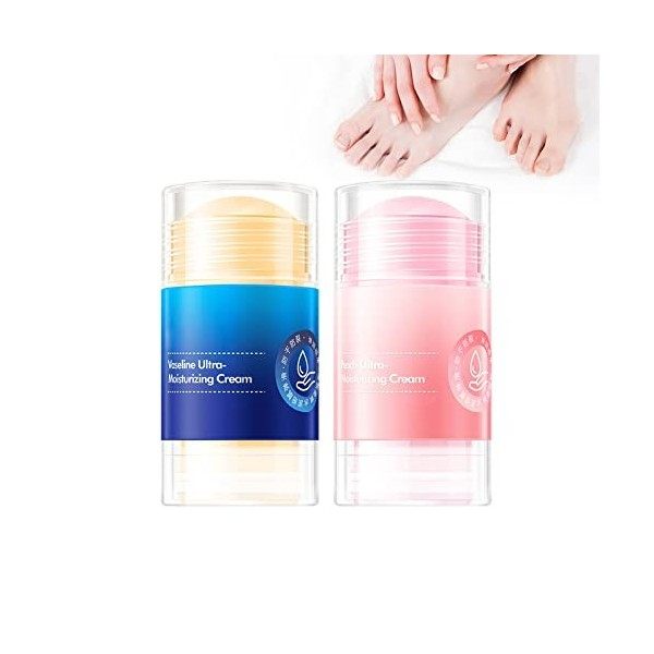 Bâton de crème pour les pieds craquelés, bâton hydratant anti-dessèchement, crème pour les pieds anti-fissuration crème hydra