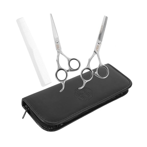 Beaupretty 2 Ensembles DAccessoires Ciseaux De Coiffure Coupe Plate Ensemble DOutils De Coiffure Outil De Coupe De Cheveux 