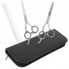 Beaupretty 2 Ensembles DAccessoires Ciseaux De Coiffure Coupe Plate Ensemble DOutils De Coiffure Outil De Coupe De Cheveux 