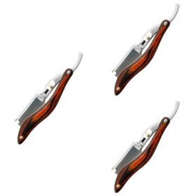 FOMIYES 3 Pièces Pliant Pour Hommes Homme Chauve Rasoirs Pour Hommes Tête Rasuradoras Para Hombres Rasoirs Droits À Barbe Pli