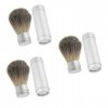 minkissy 3 Pièces Blaireau Brosse À Barbe Blaireau Brosses À Teinter Brosses De Coiffure Bol Et Brosse De Coiffure Brosse Pro