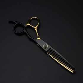 Ciseaux de coupe de cheveux, ciseaux à cheveux professionnels en acier 440c 6 et roulements en or, coupe de cheveux, ciseaux 