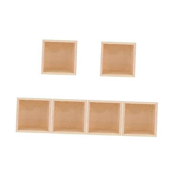 minkissy 5 Pièces Boîte De Rangement En Coton Organisateur De Bijoux Petit Conteneur De Stockage Conteneurs De Stockage En Ac