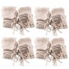 IGUATU Lot de 120 sachets de exfoliants en sisal naturel