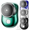 Rasoir éLectrique, Mini Rasoir pour Hommes, Mini-Rasage électrique Portable Lavable, Rasoir Portatif pour Hommes Sec Et Humid